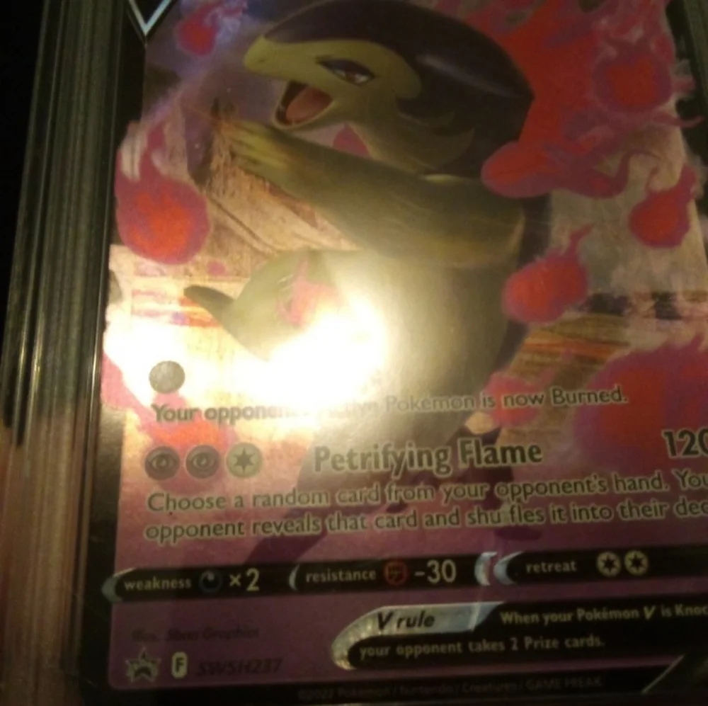 Pokemon 2022 Hisuisn Typhlosion V #237 SWSH BSP Divergent Power Tins DCI 10